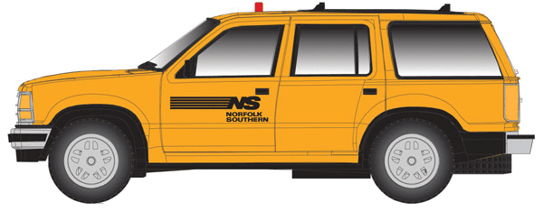 1993 Ford(R) Explorer w/Rotary Beacon (Non-Operating) - Assembled - Master(R) -- Norfolk Southern