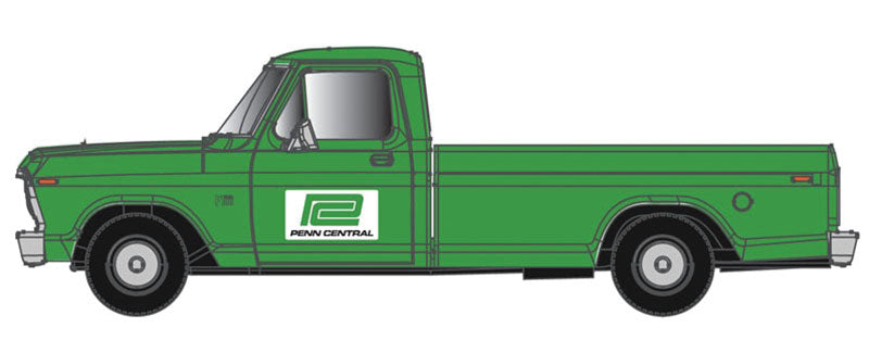 1973 Ford F-100 Pickup Truck - Assembled -- Penn Central (Jade Green)