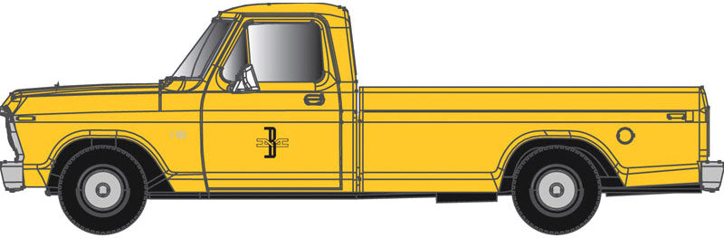 1973 Ford F-100 Pickup Truck - Assembled -- Boston and Maine (yellow)