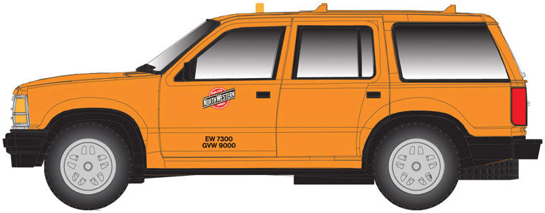 1993 Ford Explorer - Assembled -- Chicago & North Western (yellow, red)