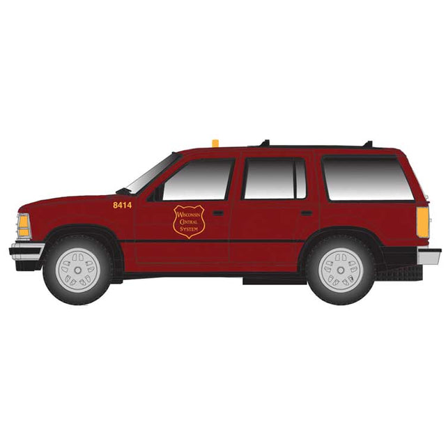 1993 Ford(R) Explorer - Assembled -- Wisconsin Central (maroon, yellow)