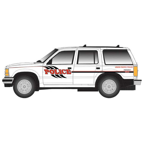 1993 Ford(R) Explorer - Assembled -- Union Pacific (RR Police, white, black, red)