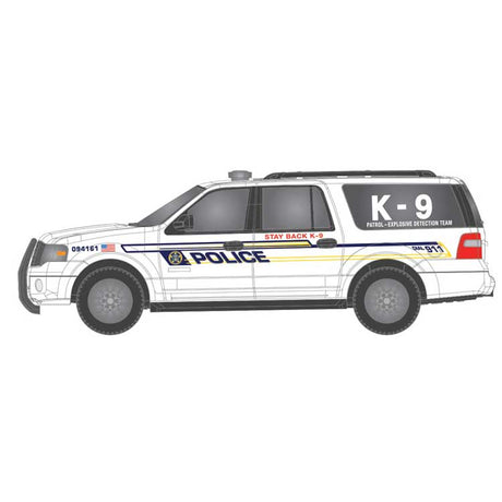 2007 Ford Expedition - Assembled -- CSX (white, blue, yellow)