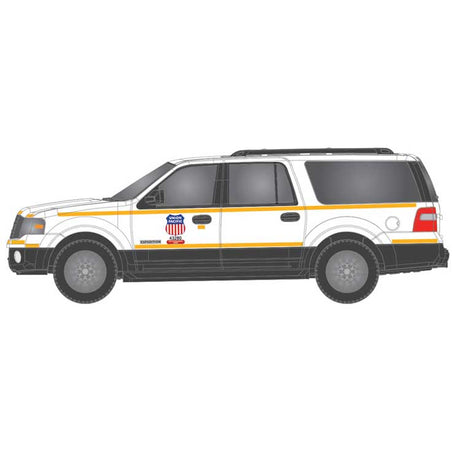 2007 Ford Expedition - Assembled -- Union Pacific (white, black, yellow)