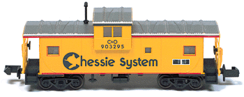Wide Vision Caboose Rapido-Chessie
