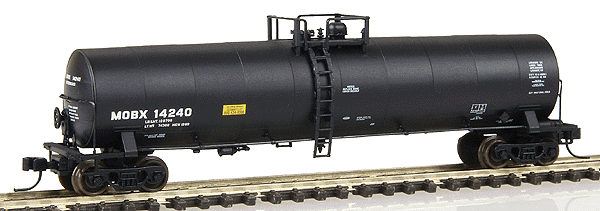 ACF(R) 23,500 Gallon Tank Car -- MOBX - Mobile #14240 (black, white)