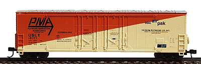 Evans 53' Double Plug-Door Boxcar -- Plywood Marketing #10177
