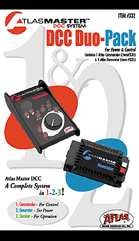 Atlas Master DCC System -- DCC Duo Pack; Includes Commander & Generator