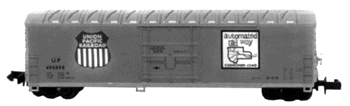 Boxcar UP ylw/silver car