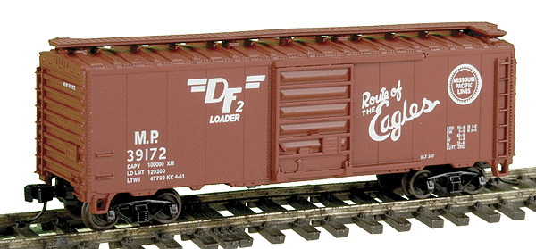 40' PS-1 Boxcar w/AccuMate(R) Couplers -- Missouri Pacific #39172 (Boxcar Red, white)