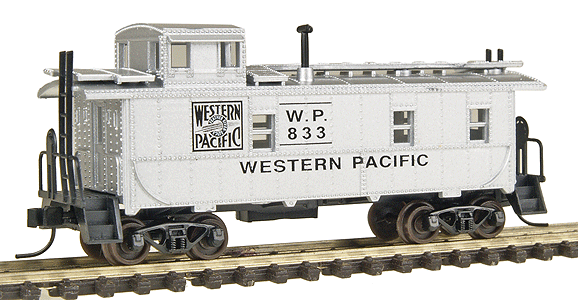 34' Cupola Caboose - Assembled -- Western Pacific #833