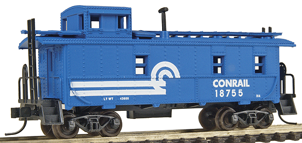 34' Cupola Caboose - Assembled -- Conrail #18755