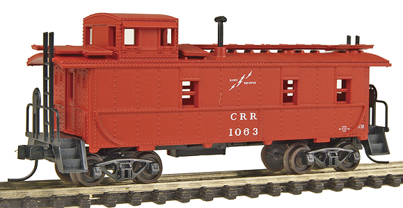 34' Cupola Caboose - Assembled -- Clinchfield #1063