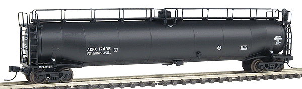 33,000 Gallon LPG Tank Car -- ACFX #17435 (black, white)