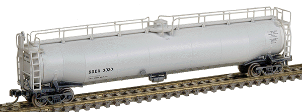 33,000 Gallon LPG Tank Car -- SOEX Shell #3020 (white, black)
