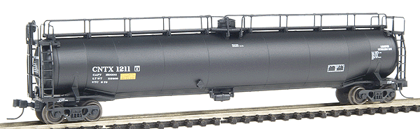 33,000 Gallon LPG Tank Car -- CNTX #1211 (black, white)