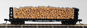 Pulpwood Flatcar -- Illinois Central #7815