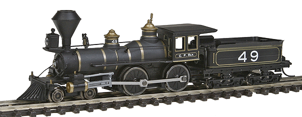 4-4-0 American - Standard DC - Master(R) -- Canadian Pacific #49 (black, gray, gold)