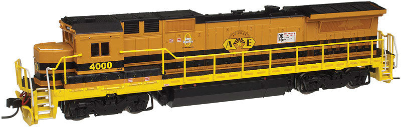 GE Dash 8-40B - Standard DC - Master(R) -- Arizona Eastern #4000 (GWIX Scheme, orange, black, yellow)