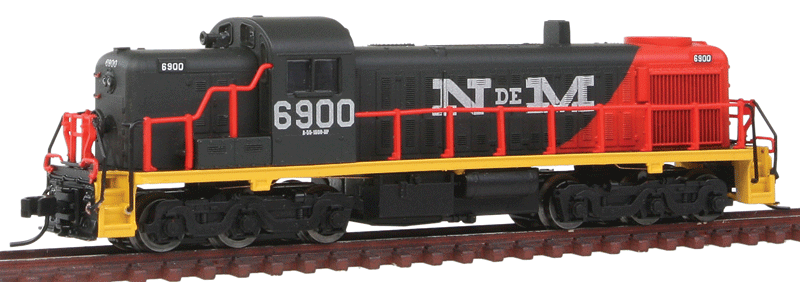 Alco RSD4/5 - Standard DC - Master(R) -- Natcionales de Mexico #6900 (dark green, orange, yellow, silver)