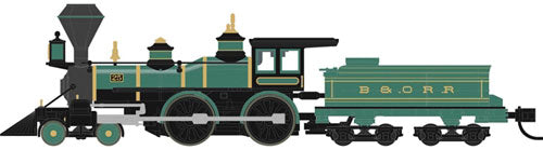4-4-0 American - Standard DC - Master(R) -- Baltimore & Ohio #25 (green, black)