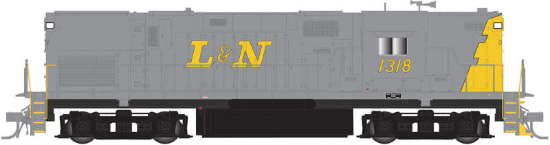 Alco C420 Phase 2B High-Nose, No Dynamic Brakes - Standard DC -- Louisville & Nashville #1319 (gray, yellow)