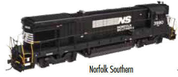 GE B23-7 High Nose w/DCC -- Norfolk Southern #3975 (black, white)