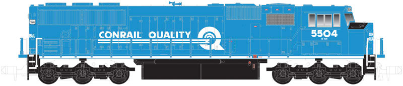 EMD SD60M w/DCC - Master(R) -- Conrail #5523 (blue, white)