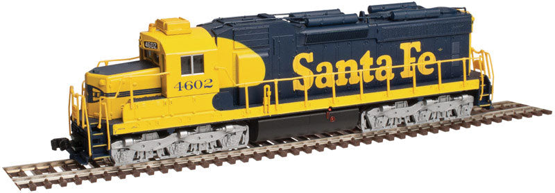 EMD SD26 w/DCC -- Santa Fe #4652 (Warbonnet, blue, yellow)