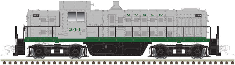 Alco RS1 - Standard DC -- New York, Susquehanna & Western #232 (silver, black)