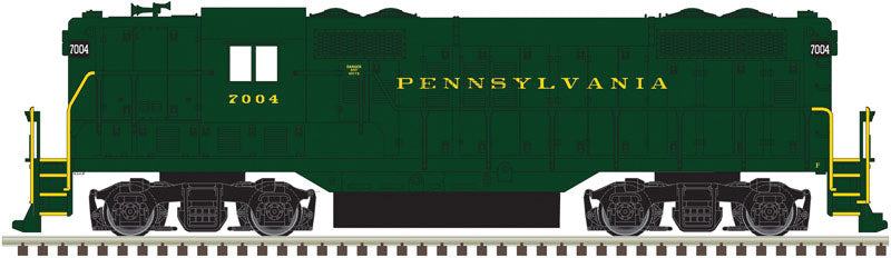 EMD GP9 - Torpedo Tube Air Tanks - Standard DC - Master(R) -- Pennsylvania Railroad #7004 (Brunswick Green)
