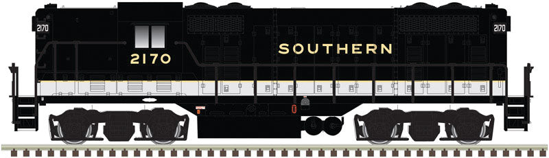 EMD GP7 Phase I w/Torpedo Tube Air Tanks w/DCC - Master(R) -- Southern Railway #2070 (Tuxedo, black, white, gold)