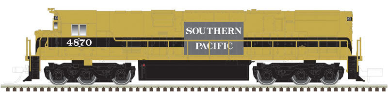 Alco C628 w/LokSound & DCC - Master(R) -- Southern Pacific #4870 (Ex-Alco Demonstrator Patched; gold, black, gray)
