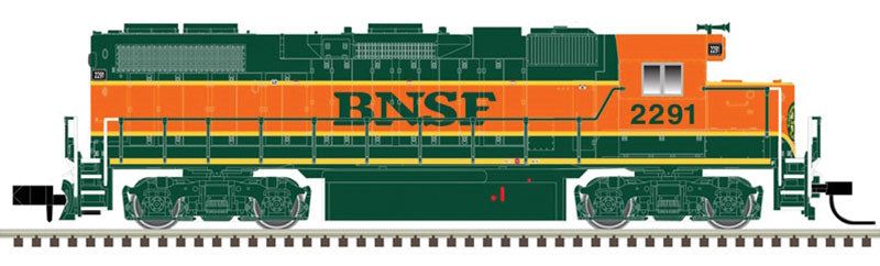 EMD GP38-2 w/LokSound & DCC - Master(R) -- Burlington Northern Santa Fe #2256 (orange, green, Circle/Cross Logo)