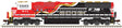 NS - EMD SD60E - ESU LokSound & DCC - Master Gold -- Norfolk Southern 911 (Honoring First Responders Scheme, black, white, red)