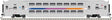 Multi-Level Commuter Coach Trailer - Ready to Run -- New Jersey Transit 7603 (silver, magenta, orange, blue)