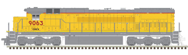 GE Dash 8-40C - LokSound and DCC - Master(R) Gold -- Citicorp Leasing CREX #9063 (Ex-Union Pacific; Armour Yellow, gray)