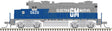 EMD GP20 - ESU LokSound and DCC - Master(TM) Gold -- Electro-Motive EMD 5627 (Demonstrator, blue, silver)