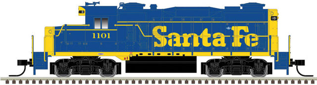 EMD GP20 - ESU LokSound and DCC - Master(TM) Gold -- Santa Fe 1154 (As-Delivered, blue, yellow)