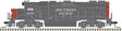 EMD GP38-2 Phase II - Standard DC -- Southern Pacific 4829 (gray, red)