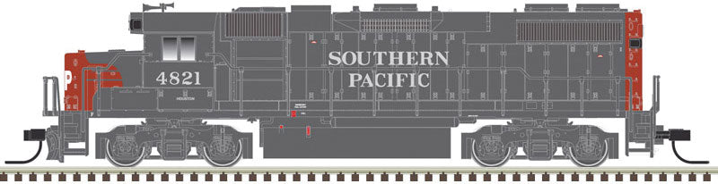 EMD GP38-2 Phase II - Standard DC -- Southern Pacific 4829 (gray, red)