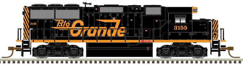 EMD GP60 - LokSound and DCC - Master(TM) Gold -- Denver & Rio Grande Western 3156 (black, orange)