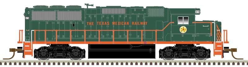 EMD GP60 - LokSound and DCC - Master(TM) Gold -- Texas Mexican 870 (green, orange, no ditch lights)