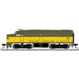 Alco FA1 Large Numberboards - Standard DC - Master(R) Silver -- Burlington Northern #4117 (Ex-SP&S, yellow, green)