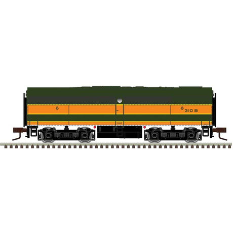 Alco FB1 - Standard DC - Master(R) Silver -- Great Northern #310B (Omaha Orange, Pullman Green, yellow)