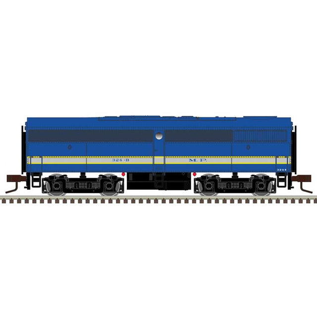 Alco FB1 - Sound and DCC - Master(R) Gold -- Missouri Pacific #321B (blue, gray, yellow)