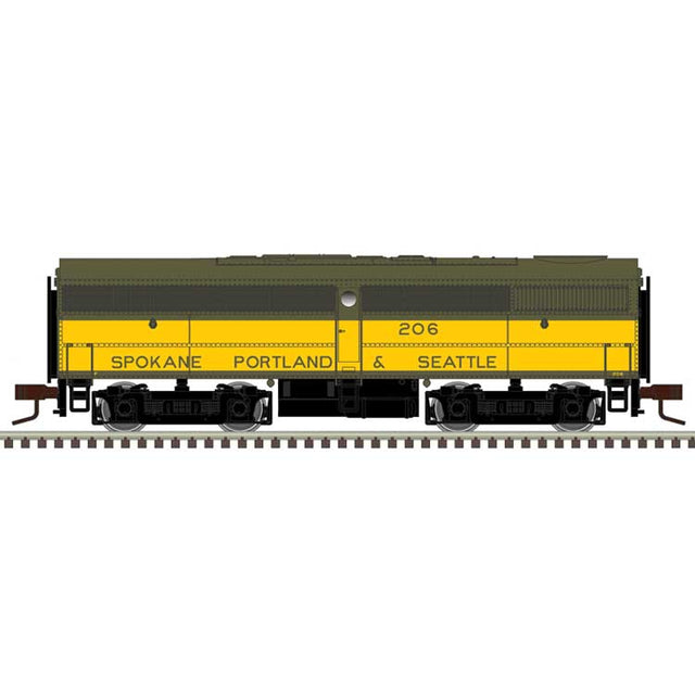 Alco FB1 - Sound and DCC - Master(R) Gold -- Spokane Portland & Seattle #205 (yellow, green)