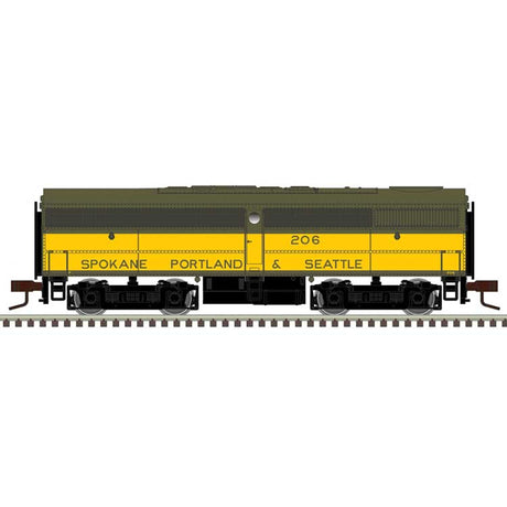 Alco FB1 - Sound and DCC - Master(R) Gold -- Spokane Portland & Seattle #206 (yellow, green)