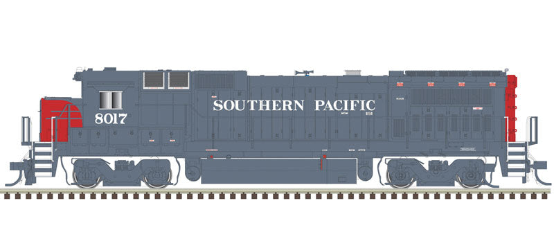 GE Dash 8-40B - Standard DC - Master(R) -- Southern Pacific 8001 (gray, red)