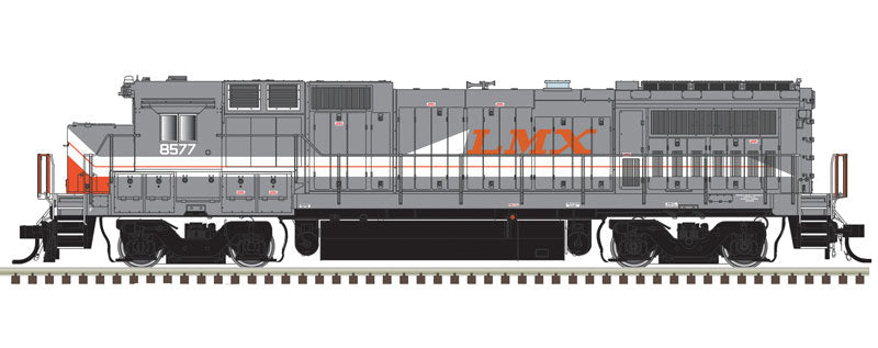 GE Dash 8-40B - Standard DC - Master(R) -- LMX 8554 (gray, red)